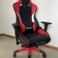 AKRacing PRO-X V1 RED ゲーミングチェア 赤【大阪引き取り限定】(PAC001)