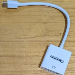 mini dp ミニ ディスプレイポート DVI-D 変換ケーブル