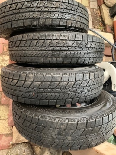 軽自動車　ブリジストン VRX スタッドレス　ダイハツ145/80r13  4本　