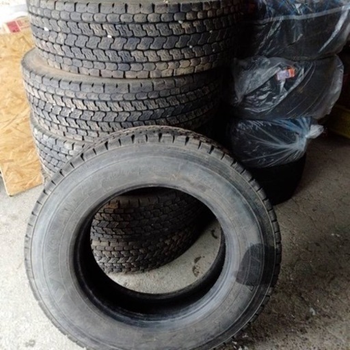 計6本 245/70R 19.5 136/134 6本 スタッドレス 外溝3mm弱 yokohama ブリジストン