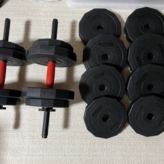 取引中　ダンベル(計38キロ)の画像