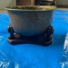 最終値下げ銅の火鉢2月14日までの画像