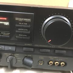 レトロ　※SANSUI ※　AU-V7000　AVプリメインアンプ　　リモコンあり　山水電気　＜通電確認のみ＞　の画像