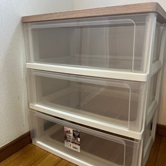 チェスト　ウッドトップチェスト