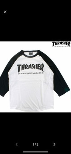 THRASHER スラッシャー 七分袖 ロンT メンズ  ラグランスリーブ