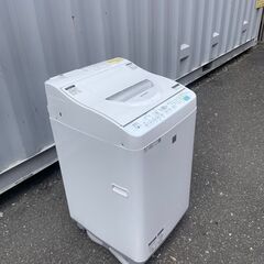 【SHARP】シャープ 全自動洗濯機 5.5kg ES-T5E7-KW 2020年製