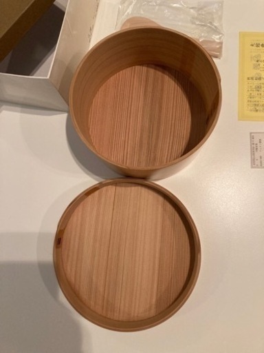 新品未使用　曲げわっぱ　おひつ