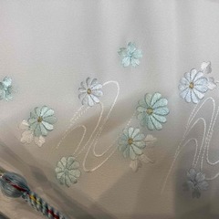 襟元美人★　流水に菊　＆さくら紋★　柄　半衿　　いかがでしょうか？の画像