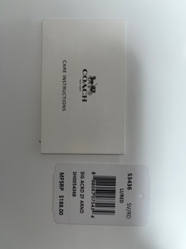 コーチ　新品　折り財布