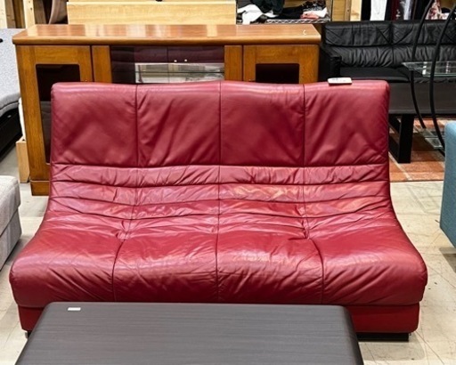 激安価格！2人掛け ソファ レッド