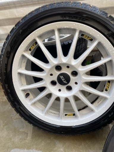 1本　ATS STREET RALLYE 17インチ スタッドレスタイヤ付き　プジョー、シトロエンに