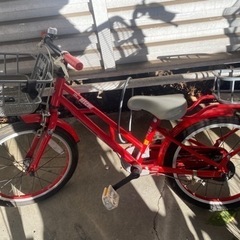 消防車　子供用自転車　の画像