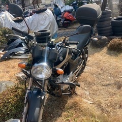 ヤマハＹＢＲ１２５書類無し、丸車、部品取、鍵有り