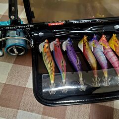 ティップランセット（ロッド、リール、エギ）売ります。