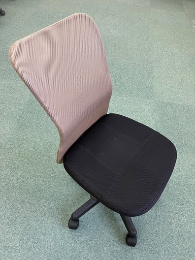 オフィス肘なしチェアー デスク用メッシュ