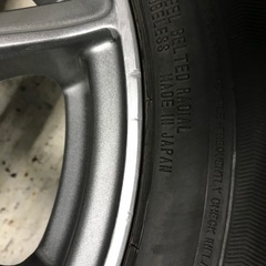 値下No.45スタッドレス175/65/R14 4H PCD100 アルミ付4本セットの画像