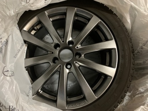 メルセデスベンツ　公式認定　スタッドレスタイヤとホイール4本セット