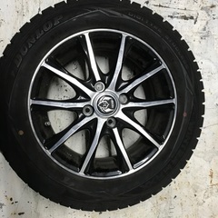 値下No.49スタッドレス175/65/14 4H PCD100 アルミ付4本セット