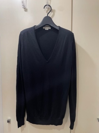 男女　ジョンスメドレー　Vネック　ニット　セーター　JOHN SMEDLEY