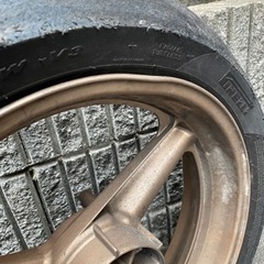 VT250スパーダ 前後スパコル付きホイール の画像