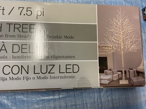 【値下げ】【神戸市、たつの市で受取可】シラカバの木 LED 512球