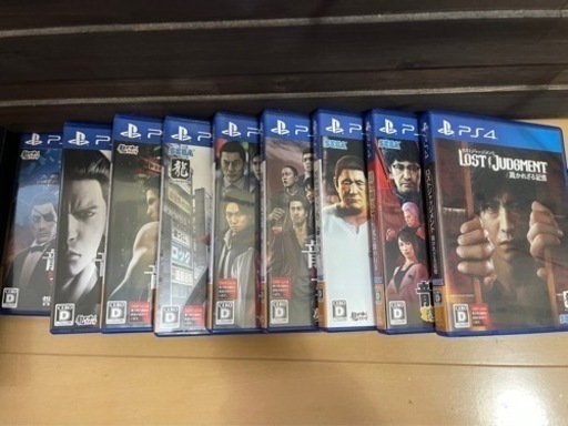 美品PS4龍が如くシリーズ0〜7＋ロストジャッジメント