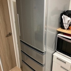 冷蔵庫　シルバー　AQUA 355L