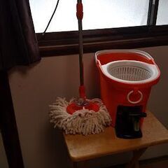 脱水機能付きモップ・バケツセット