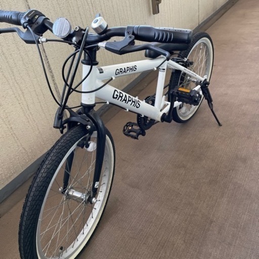 子ども自転車　ホワイト