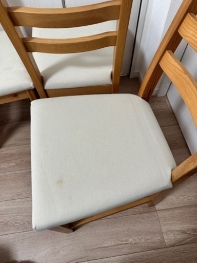 引き取り限定:IKEAのダイニングチェア4脚