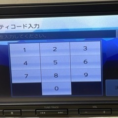  ホンダ Gathers カーナビ セキュリティロック品、セキュリティコード、中古品 ジャンク品 、 - 車検