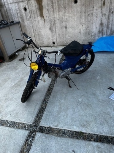 スーパーカブ50 レストア途中エンジンかかります