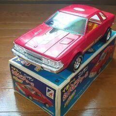 ☆希少・美品　ブリキ製日産シルビア箱付き☆
