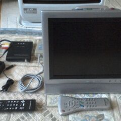 【中古品】液晶テレビ・地デジチューナーセット