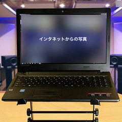 RockJamポータブルDJラップトップスタンド（高さ調節可能)の画像