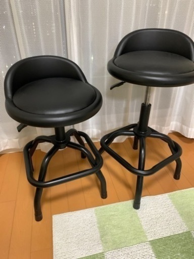 バーカウンターチェア2脚