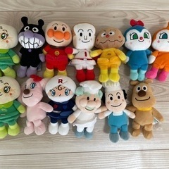 アンパンマンぬいぐるみ13体(ぷりチィビーンズ)