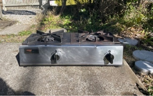 リンナイ業務用ガスコンロ 2口タイプ 都市ガス12A・13A用　RSB-206SV-13A