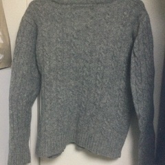 Shet Land Wool  手編み風　メンズセーターの画像