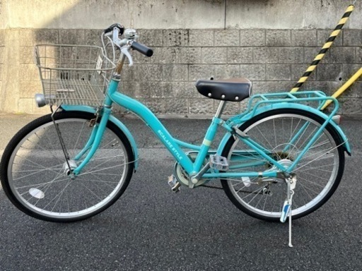 （お取引中）子供用自転車　22インチ、オートライト、変速6段