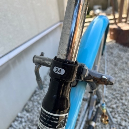 自転車　女の子　24インチ　鍵付き