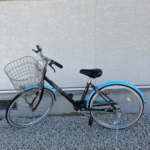 自転車　女の子　24インチ　鍵付き