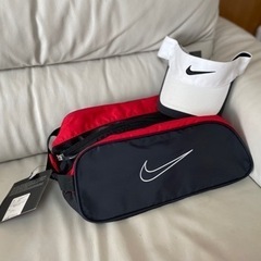 NIKE ナイキ　ナイキゴルフ　シューズ入れ　サンバイザー　未使用