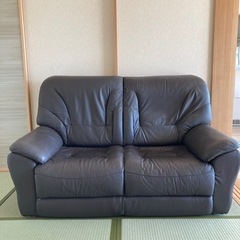 ニトリ　レザーソファ