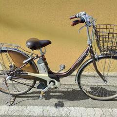電動自転車ブリジストン茶色