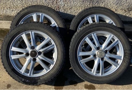 スタッドレス☆155/65R14☆窒素N2充填☆PCD100☆中古☆まだ履ける☆