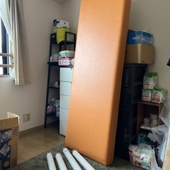 高田ベッド　オレンジ　美品　