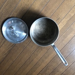 アルミ片手鍋　18cm  アカオアルミ製の画像