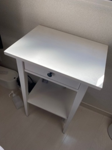 【美品】IKEA_サイドテーブル_HEMNES ヘムネス