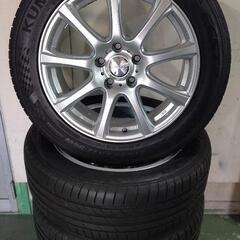 今すぐOK‼️215/55R17　美品　17インチタイヤホイールセット